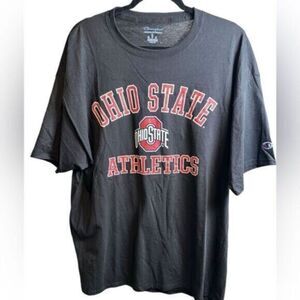 NWOT Unisex Black Short Sleeve Ohio State University Tee Shirt Buckeyes- Size XL